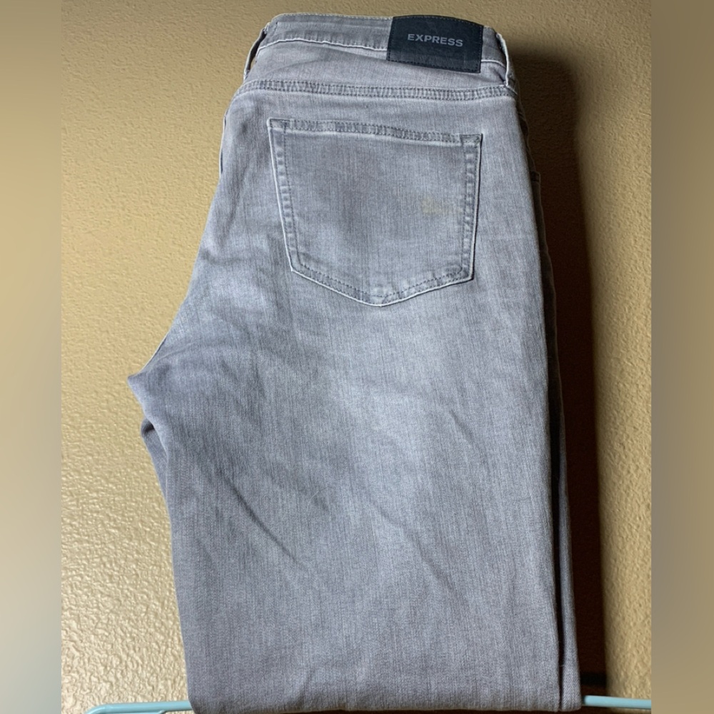 Experess Pants. Gray. Size 34x34. Great condition. High Quality. Slim fit.